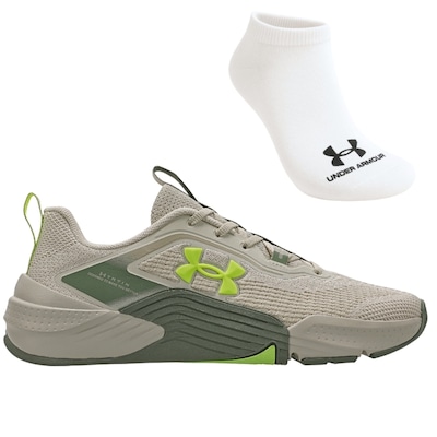 Kit Feminino Tênis Under Armour Tribase Reps 2 Se E Meia - Foto 1