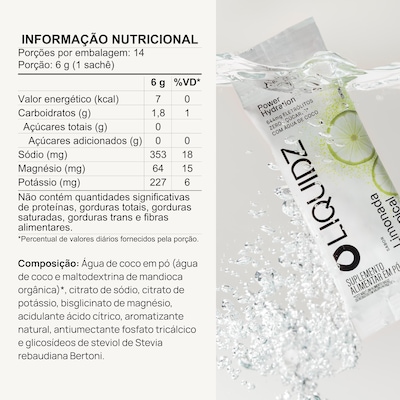Eletrólitos Zero Açúcares Liquidz® - Sabor Limonada Tropical - Kit 1 Caixa - 14 sachês - Foto 2
