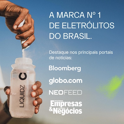 Eletrólitos Zero Açúcares Liquidz® Sabor Tangerina - Kit 1 Caixa - 14 sachês - Foto 3