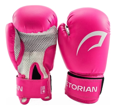 Kit Saco De Pancada + Luva Boxe Muay Thai 6OZ Edição Infantil - Pretorian - Foto 3