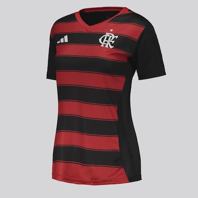 Camisa adidas Flamengo I 2025 Fan Feminina - Foto 2