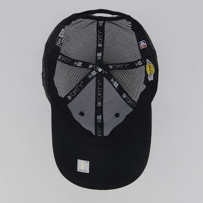 Boné Aba Curva New Era NBA Los Angeles Lakers Trucker 940 Unissex - Foto 4