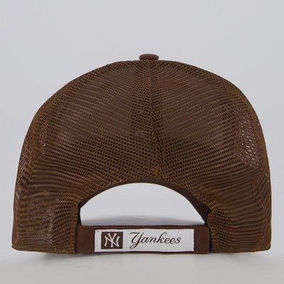 Boné Aba Curva New Era MLB New York Yankees Trucker Homefield 940 Unissex - Foto 3
