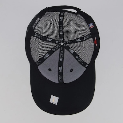 Boné Aba Curva New Era NBA Chicago Bulls Trucker 940 Unissex - Foto 4