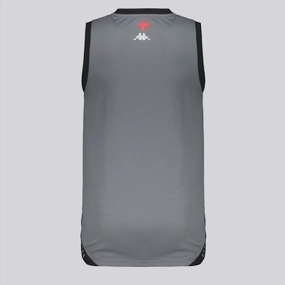 Camiseta Regata Kappa Vasco Treino Atleta 2025 Masculina - Foto 3