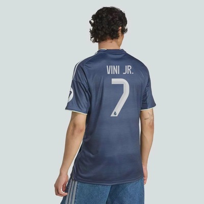 Camisa Real Madrid II 25/26 7 Vini Jr adidas Masculina - Foto 5