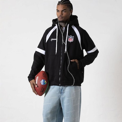 Blusão de Moletom Masculino Oversized Approve x NFL II Logo Liga - Foto 5