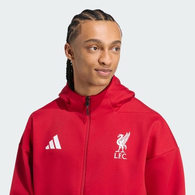 Jaqueta Masculina Hino adidas Liverpool FC Z.N.E. - Foto 5
