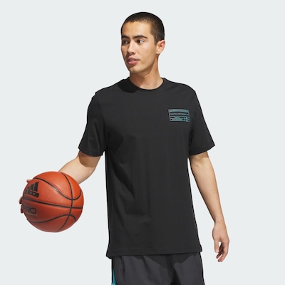 Camiseta Masculina adidas Estampada de Basquete - Foto 4