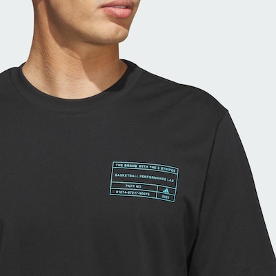 Camiseta Masculina adidas Estampada de Basquete - Foto 5