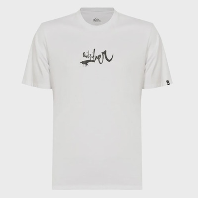 Camiseta Quiksilver Impaired Logo Dna Masculina - Foto 1