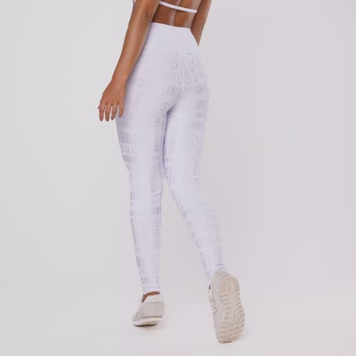 Calça Legging Orbis Cintura Alta Jacquard Poliamida - Foto 6