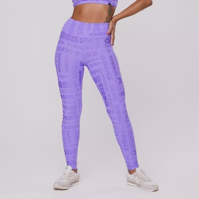 Calça Legging Orbis Cintura Alta Jacquard Poliamida - Foto 6