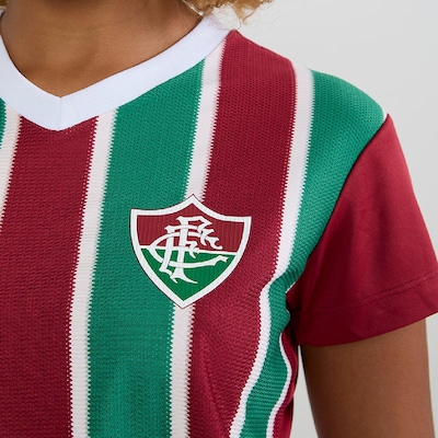 Camisa do Fluminense Cropped Extase Braziline - Feminina - Foto 3
