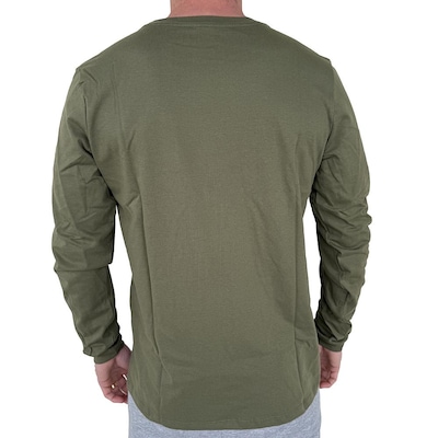 Camiseta Hurley Manga Longa O&O Solid WT25 Masculina - Foto 2