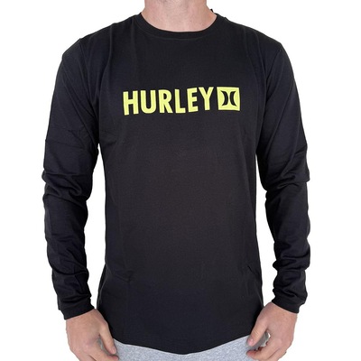 Camiseta Hurley Manga Longa Square WT25 Masculina - Foto 1
