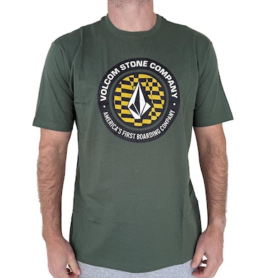 Camiseta Volcom Stoney Circle WT25 Masculina - Foto 1