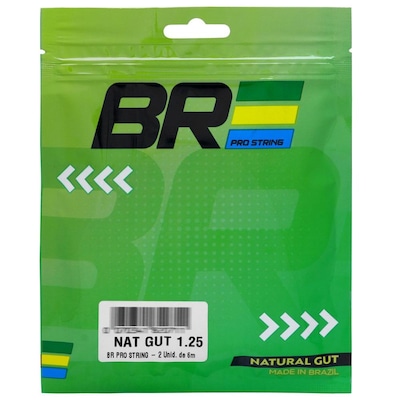 Corda BR Pro String Natural Gut 16L 1.25mm Set Individual - Foto 1