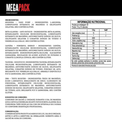 Pré Treino Darkness Mega Pack Power Workout 30 sachês - Foto 2