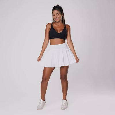 Short Saia Feminino Orbis Fitness Rodado Curto Dry Short Interno - Foto 2