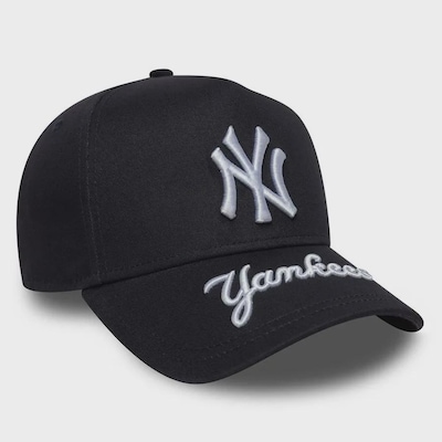 Boné Aba Curva Masculino New Era 9Forty EFrm Visor Hit NY Yankees Masculino - Foto 3
