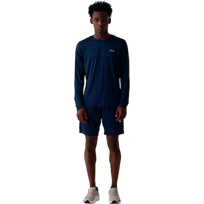 Camiseta Fila Basic Sports Manga Longa Masculina - Foto 3