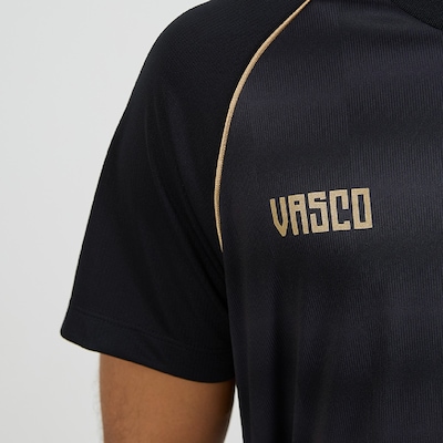 Camiseta Vasco Da Gama Raglan Mosaico Braziline Masculina - Foto 2