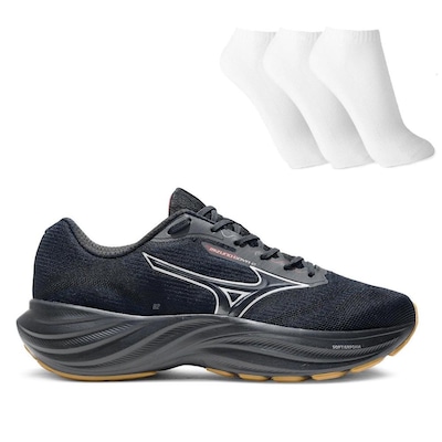 Tênis Mizuno Goya 2 Masculino + 3 Pares de Meias - Foto 1
