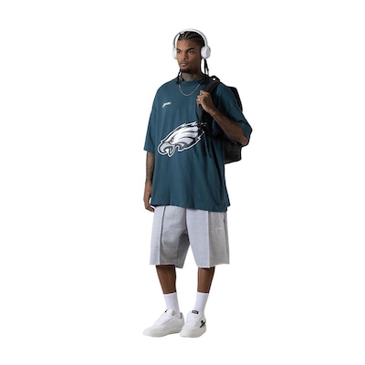 Camiseta Huge Oversized Masculina Approve x NFL II Eagles - Foto 3