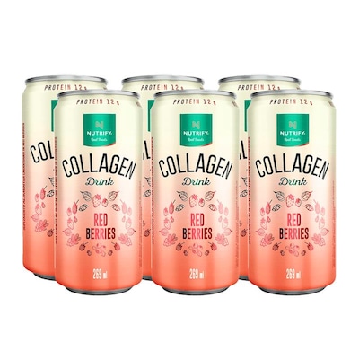 Collagen Drink 260ml Nutrify - Pack com 6 unidades - Foto 1
