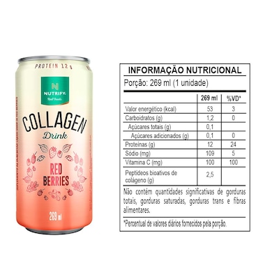 Collagen Drink 260ml Nutrify - Pack com 6 unidades - Foto 3