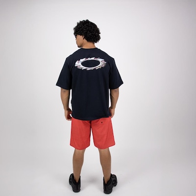 Camiseta Oakley Ellipse Sharp Metal Tee Masculina - Foto 3