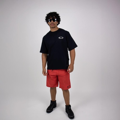 Camiseta Oakley Ellipse Sharp Metal Tee Masculina - Foto 5