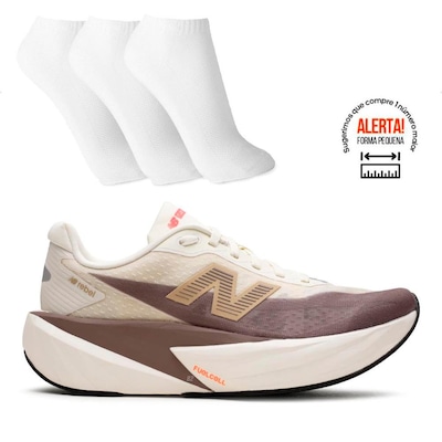 Tênis Feminino New Balance Fuelcell Rebel V5 + 3 Pares de Meias - Foto 1