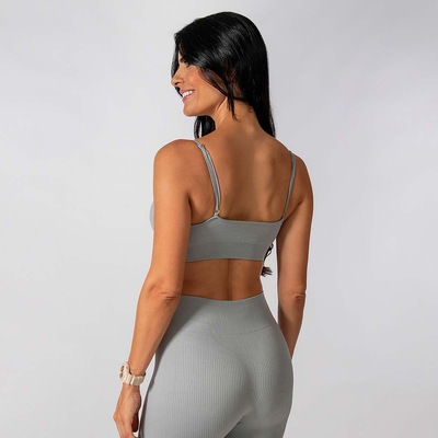 Conjunto Fit Calça E Top Alça Regulavel Alma Genius Feminino - Foto 5