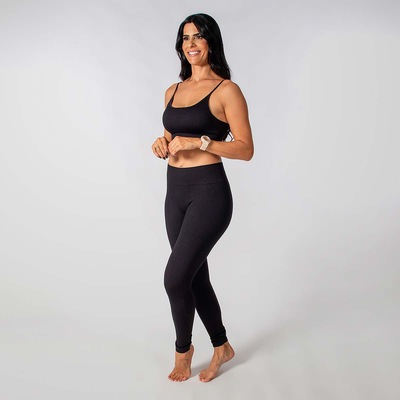 Conjunto Fitness Calça Top Alça Regulável Alma Genius Feminino - Foto 2