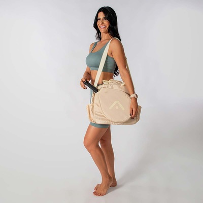 Conjunto Fitness Short E Top Alça Canelado Alma Genius Feminino - Foto 3