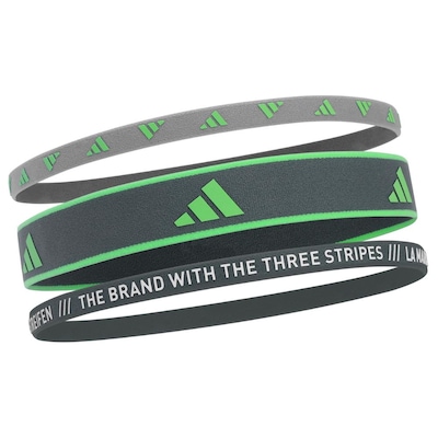Faixas de Cabeça adidas Multiple Width Training Com 3 Unidades - Foto 1