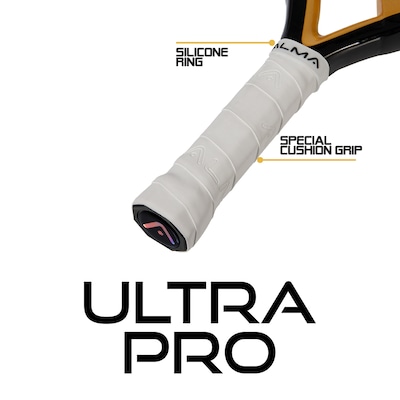 Raquete Beach Tennis 12K Ultrapro Alma Genius - Foto 6