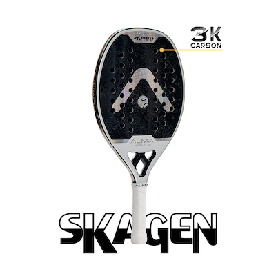Raquete Beach Tennis Carbono 3K Skagen Alma Genius - Foto 2