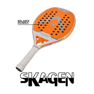 Raquete Beach Tennis Carbono 3K Skagen Alma Genius - Foto 3