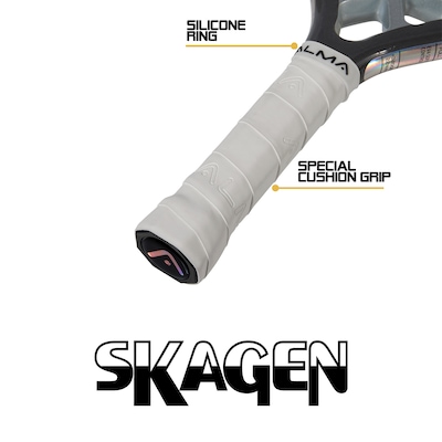 Raquete Beach Tennis Carbono 3K Skagen Alma Genius - Foto 6
