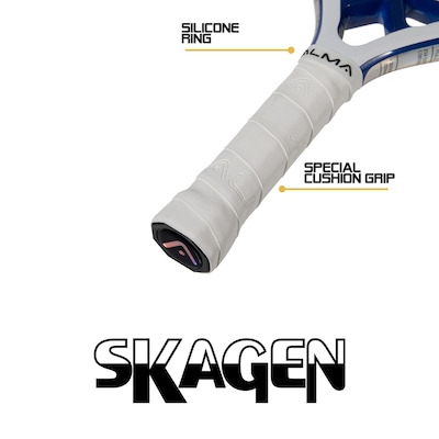 Raquete Beach Tennis Carbono 3K Skagen Alma Genius - Foto 6