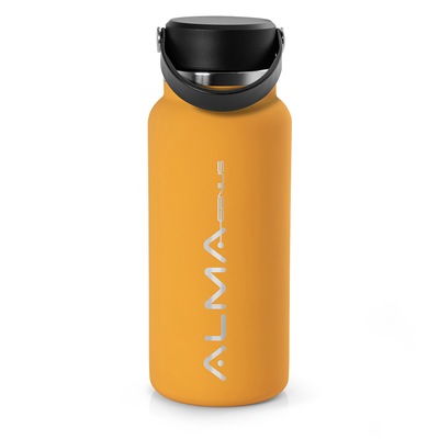 Squeeze Térmico Circinus Aço Inox 1L Alma Genius - Foto 1