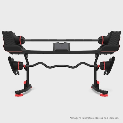Estante de Suporte da Barra Regulável Bowflex SelectTech 2080 - Foto 3