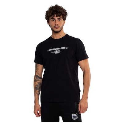 Camiseta Futebol Classica Santos Oficial Glorioso Alvinegro Surf Center Unissex - Foto 1