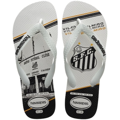 Chinelo De Dedo Havaianas Top Times Santos Masculino - Foto 1