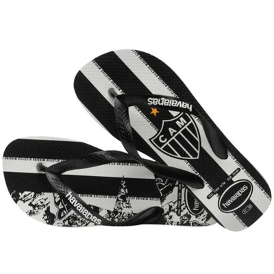 Chinelo De Dedo Havaianas Top Times Atlético Masculino - Foto 4