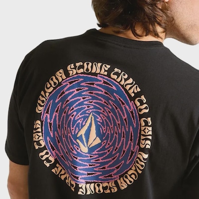 Camiseta Masculina Volcom Cylinderz Masculino - Foto 3