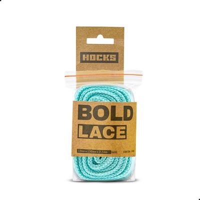 Cadarço Hocks Bold Fat Lace Mentol - Foto 1